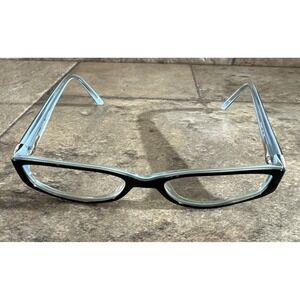 Jill Stuart JS 160-1 Blue Black Flex Hinge Eyeglasses Frames 51-16-130-25mm G5